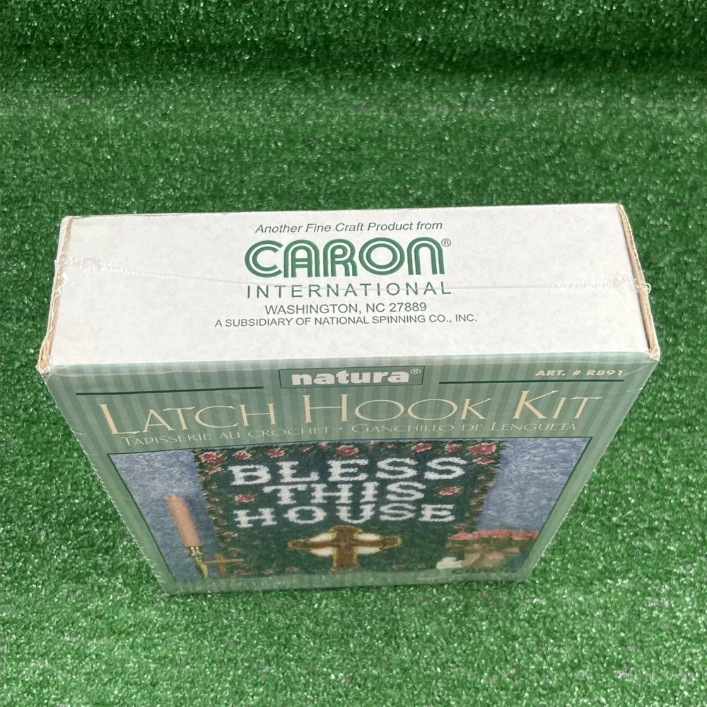 Natura Caron Bless This House Christian Latch Hook Kit R891 New Sealed